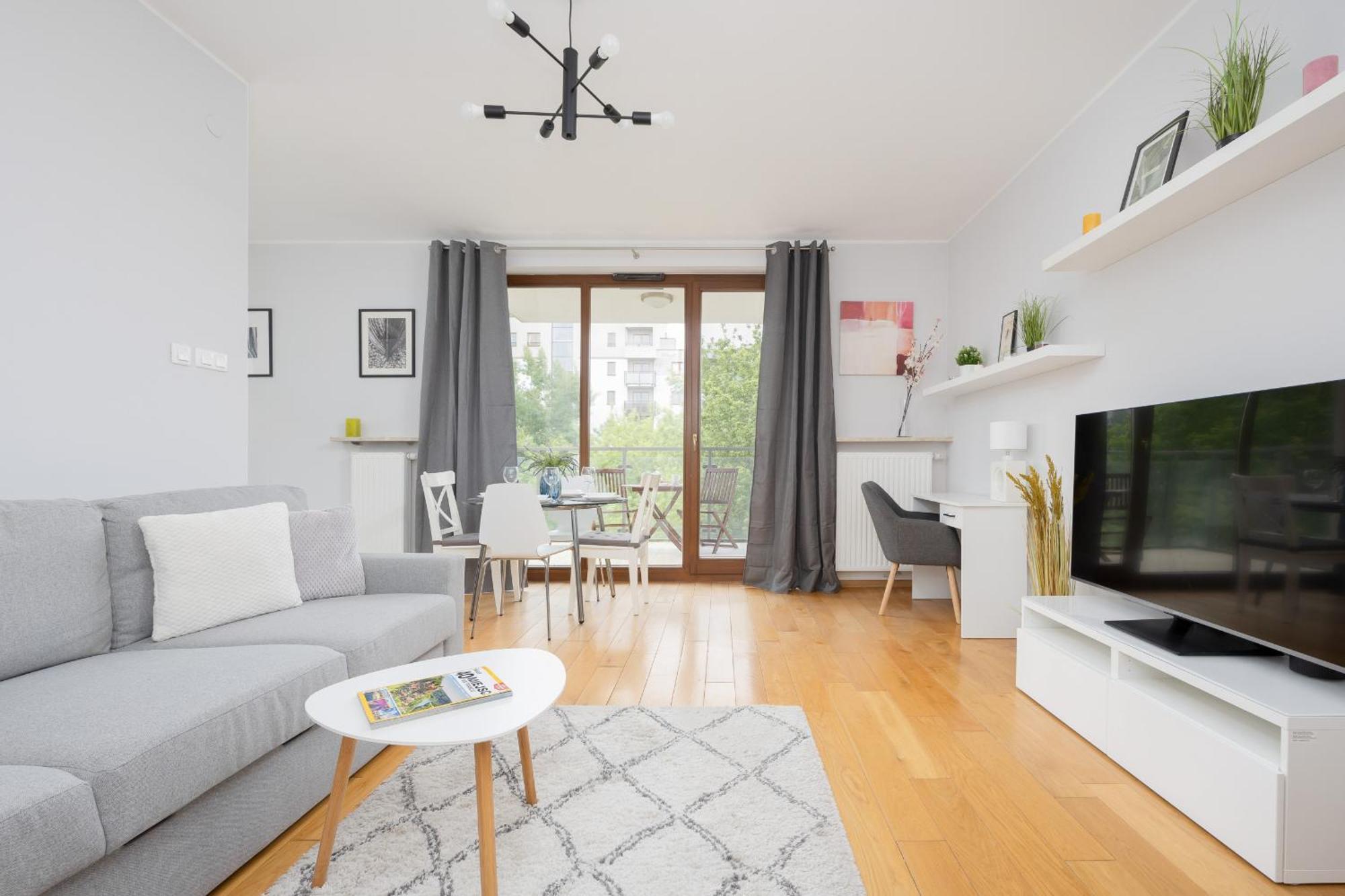 City Apartment With Parking Near Metro Mlociny By Noclegi Renters Warsaw Luaran gambar