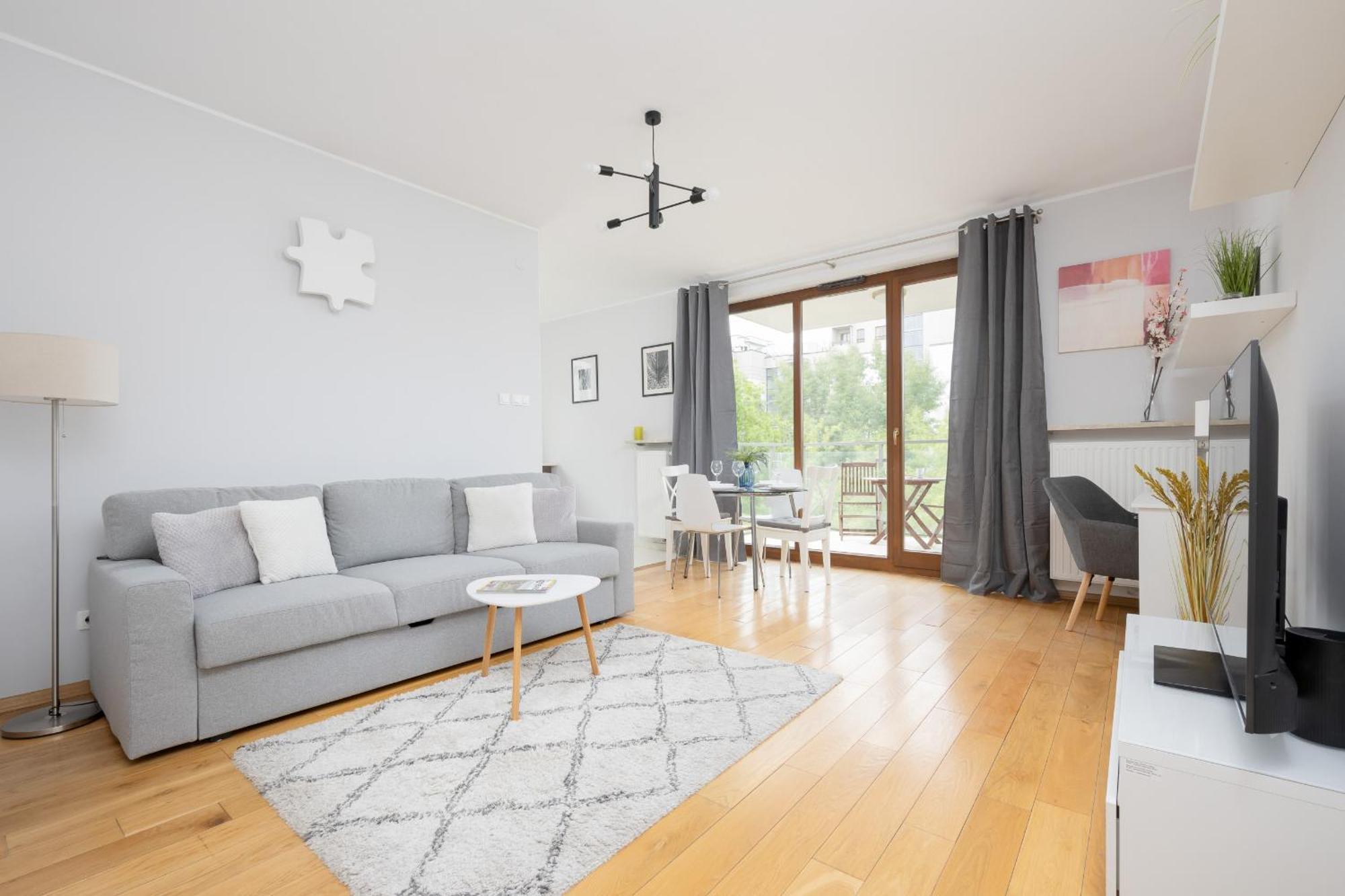 City Apartment With Parking Near Metro Mlociny By Noclegi Renters Warsaw Luaran gambar