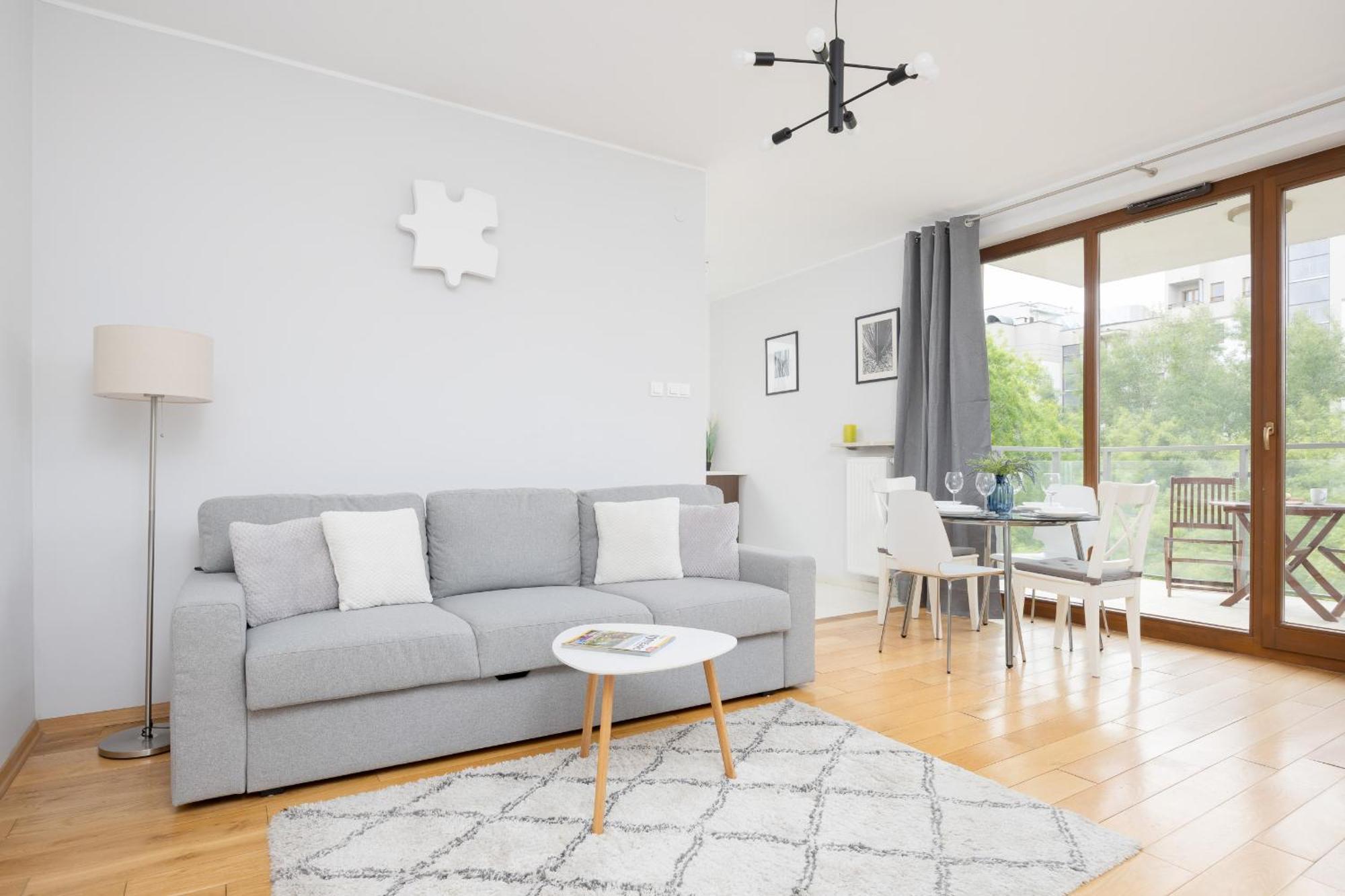 City Apartment With Parking Near Metro Mlociny By Noclegi Renters Warsaw Luaran gambar