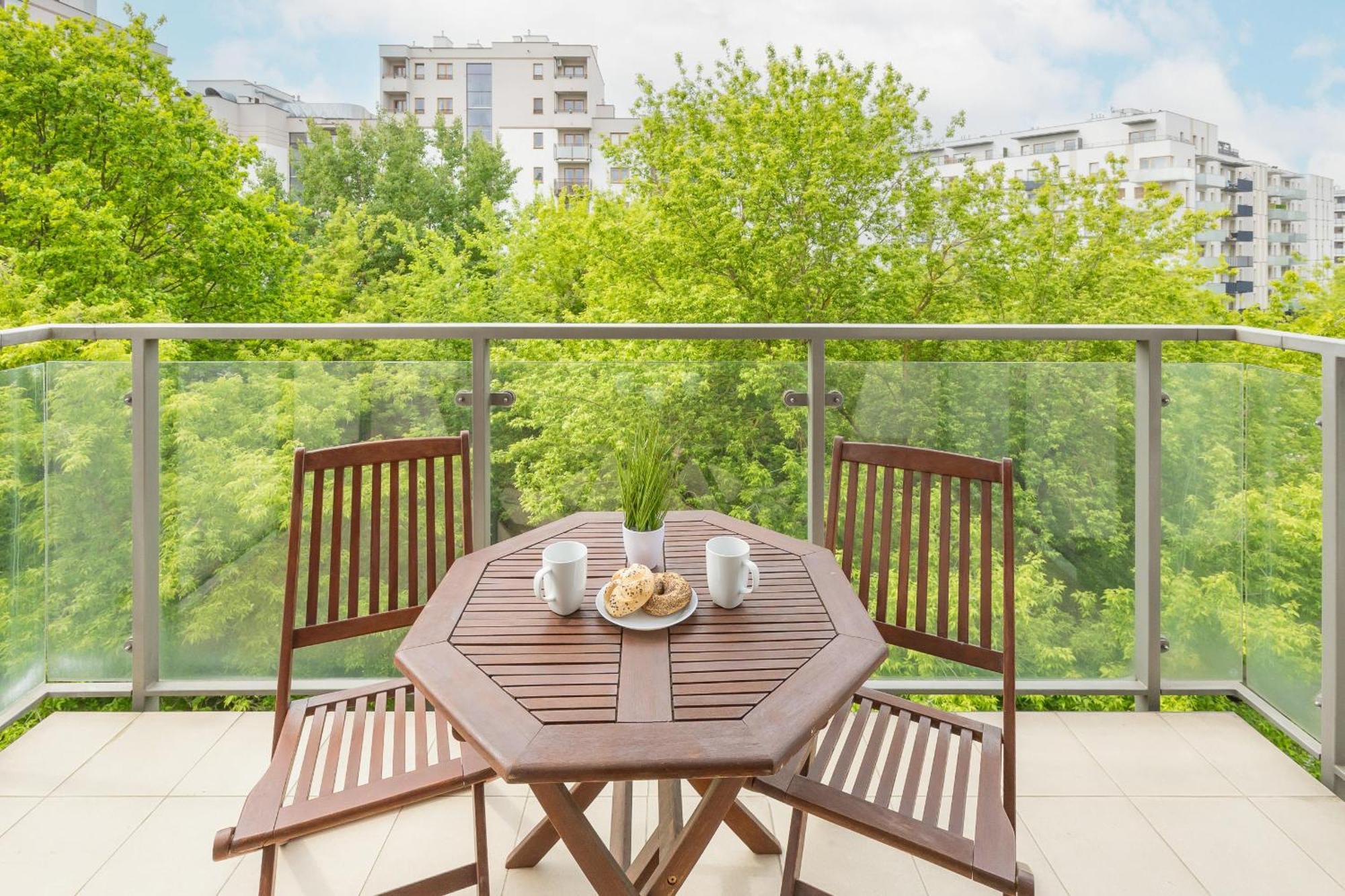 City Apartment With Parking Near Metro Mlociny By Noclegi Renters Warsaw Luaran gambar